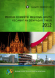 Produk Domestik Regional Bruto Kecamatan Denpasar Timur 2012