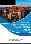 Denpasar Barat Subdistrict in Figures 2021